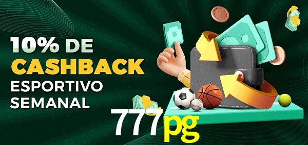 10% de bônus de cashback na 777pg